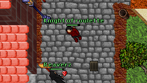 Knight of roulette on screen
