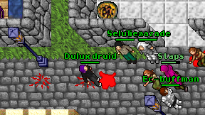 Dulux druid on screen