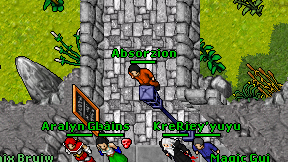 Absorzion on screen