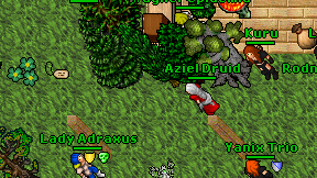 Aziel Druid on screen