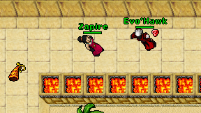 Zapire on screen