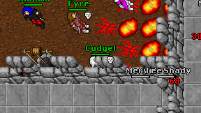 Cudgel on screen