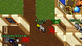 Keeze on screen
