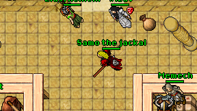 Samo the jackal on screen