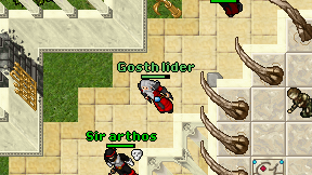 Gosth lider on screen