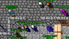 Taggy Slayer on screen