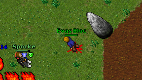 Evas Bloc on screen