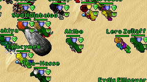 Akibo on screen