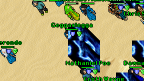 Geggaslegga on screen