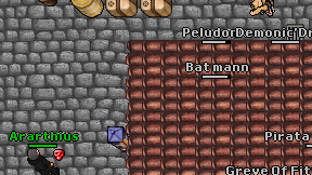 Bat mann on screen