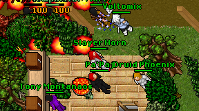 Slayer Horn on screen