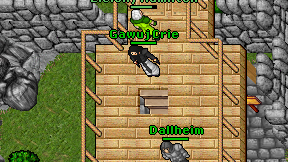 Gawuj Crie on screen