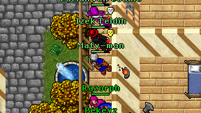 Maty-man on screen