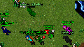Pod'ed on screen