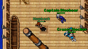 Hopback on screen