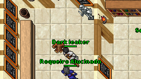 Dark leaker on screen