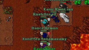 Rush Dread on screen