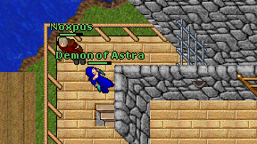 Demon of Astra on screen