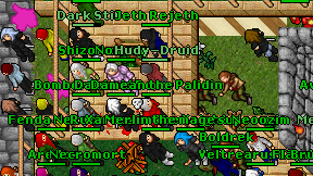 Hudy-Druid on screen