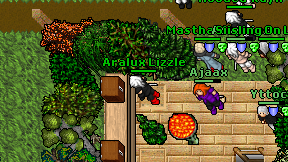 Aralux Lizzle on screen