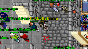 Fotbolls Emma on screen