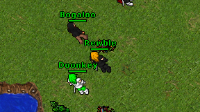 Rewble on screen