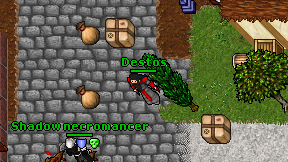 Destos on screen