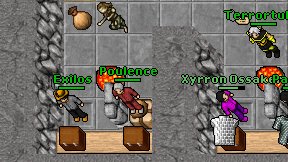 Exilos on screen