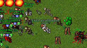 Estracalhador on screen