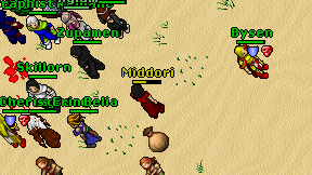 Middori on screen