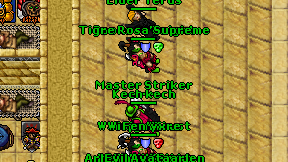 Master Striker on screen