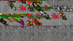 Flash Arquero on screen