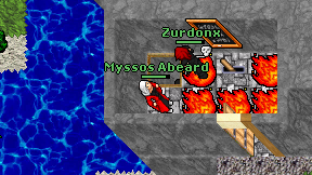 Myssos Abeard on screen