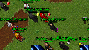 Chaos Dealer on screen