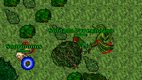 Soldado Pyrexiniano on screen
