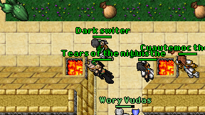 Dark switer on screen