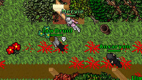 Jaw Druid on screen