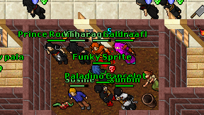 Funky Sprite on screen