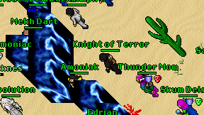 Knight of Terror on screen