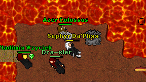 Azer Colossus on screen