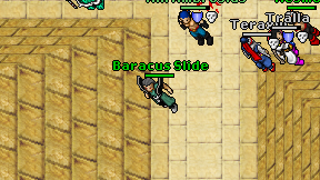 Baracus Slide on screen