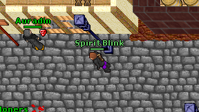 Spirit Blink on screen