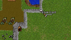 Elak Galf on screen