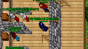 Mythical Demon on screen