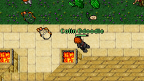 Colin Odoodle on screen