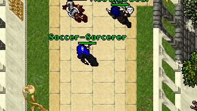 Soccer-Sorcerer on screen