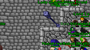 Lazertoe on screen