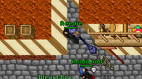 Reedle on screen