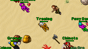Treelog on screen