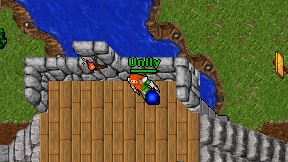 Unlly on screen